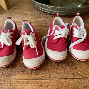 Keds red sneakers toddler size 7